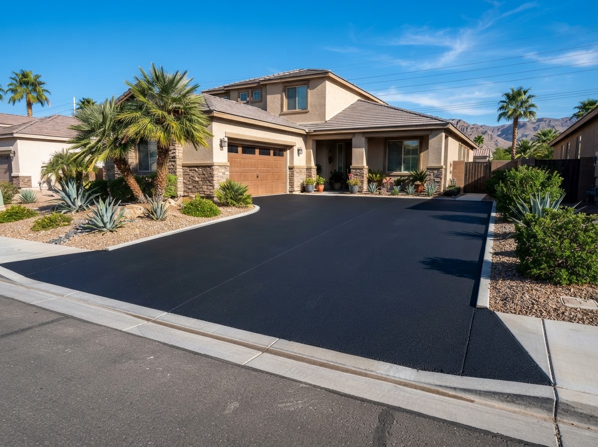 A full driveway tear out and replacement in Las Vegas, NV