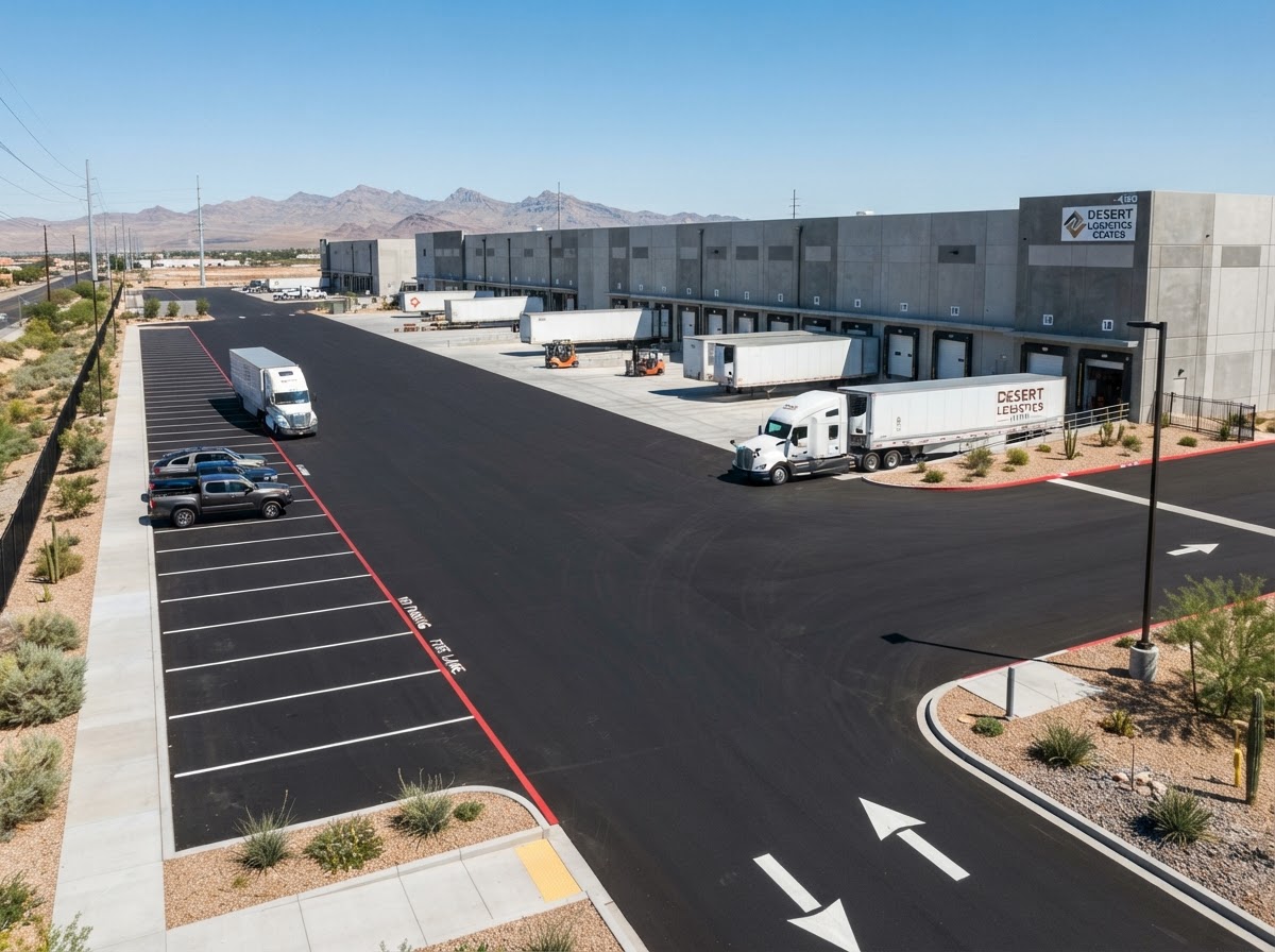 Warehouse lot with truck access in Paradise, NV