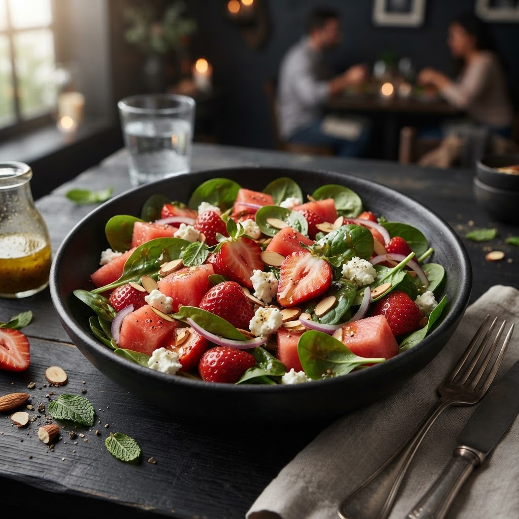Strawberry Watermelon Salad