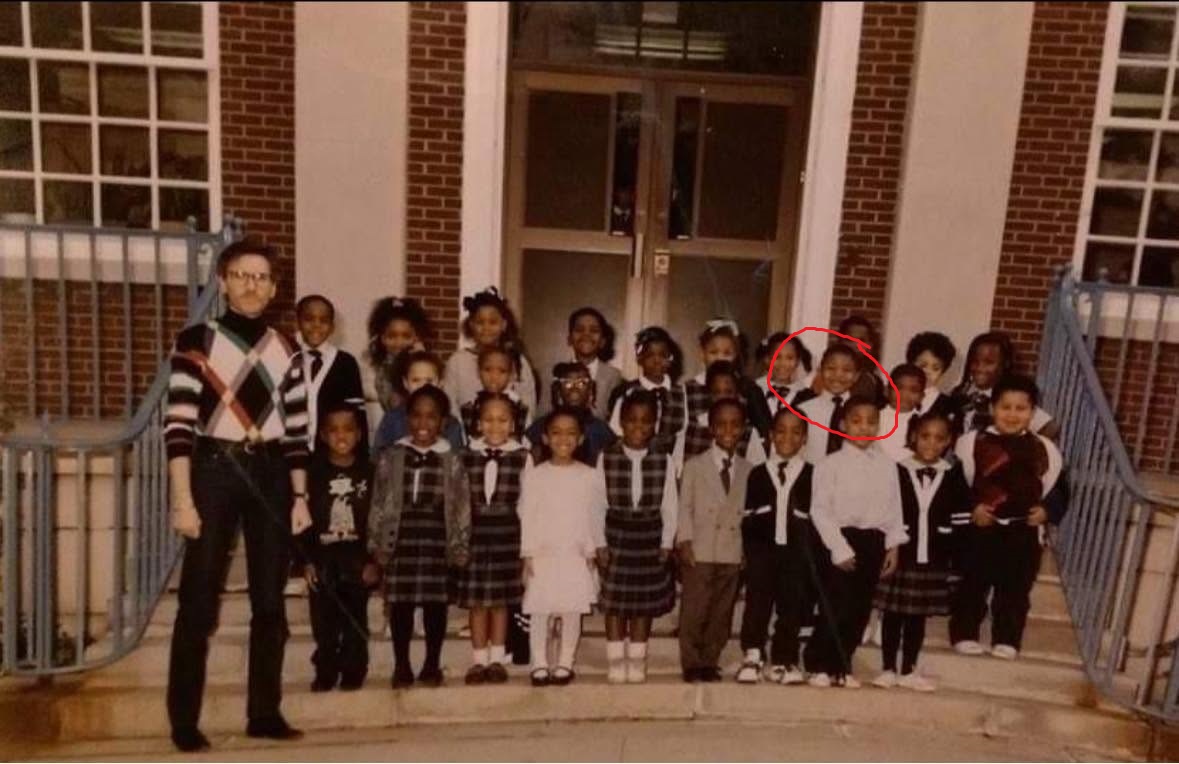 East Orange, New Jersey childhood school class archival photograph