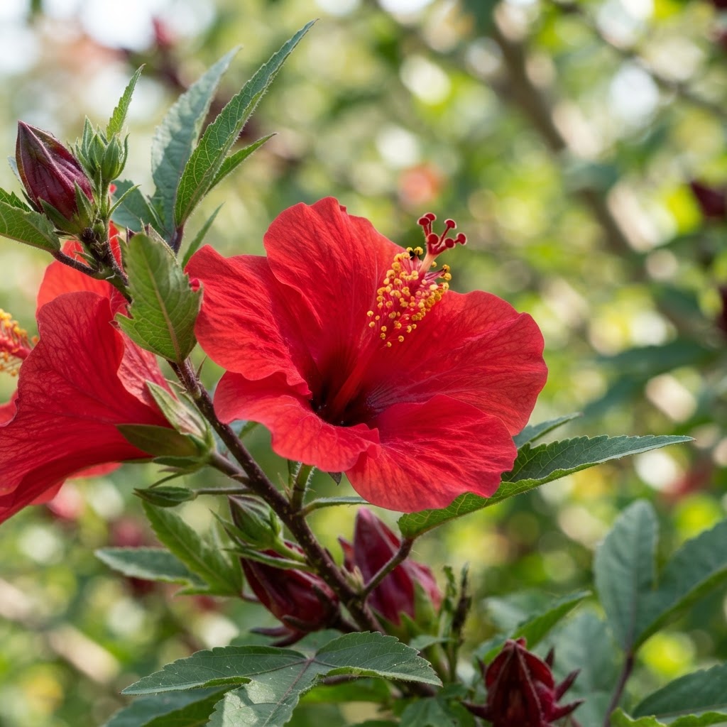 Hibiscus (Hibiscus sabdariffa)