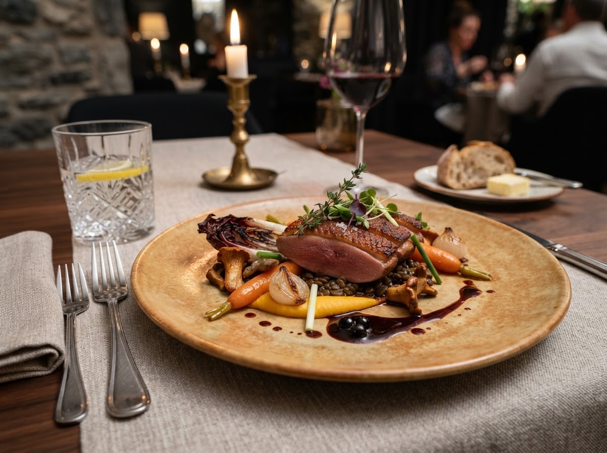Fine dining dish