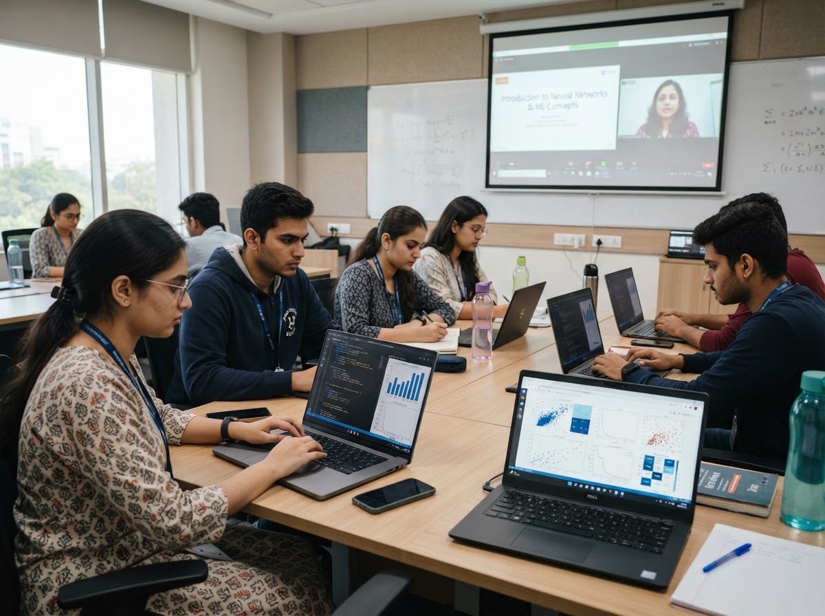 Artificial Intelligence training Tamil Nadu engineering students coding with Python