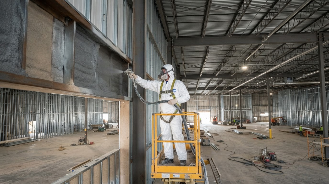 Commercial spray foam insulation near Murfreesboro