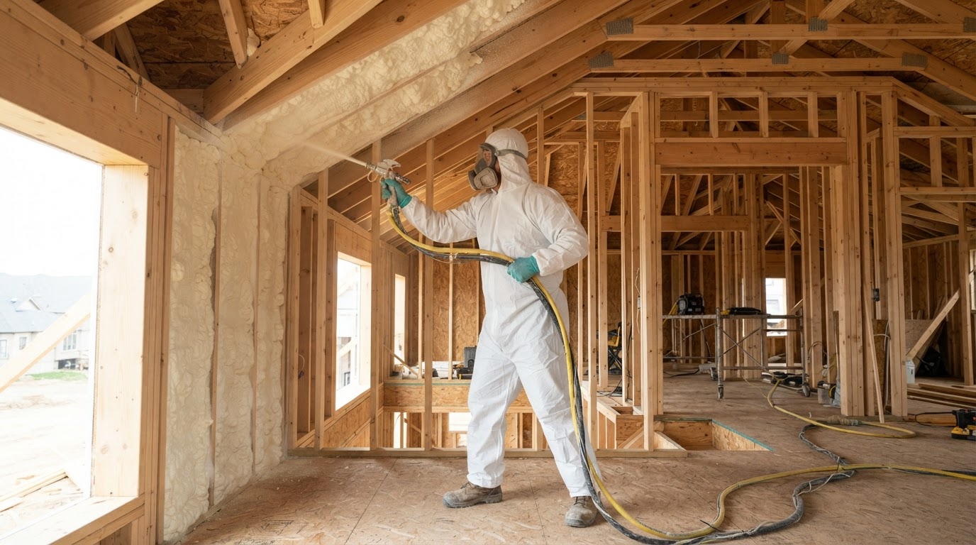 Residential spray foam insulation in Murfreesboro