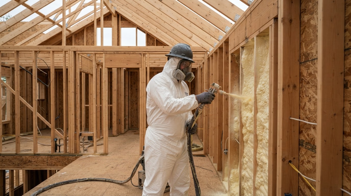 New construction spray foam insulation in Murfreesboro