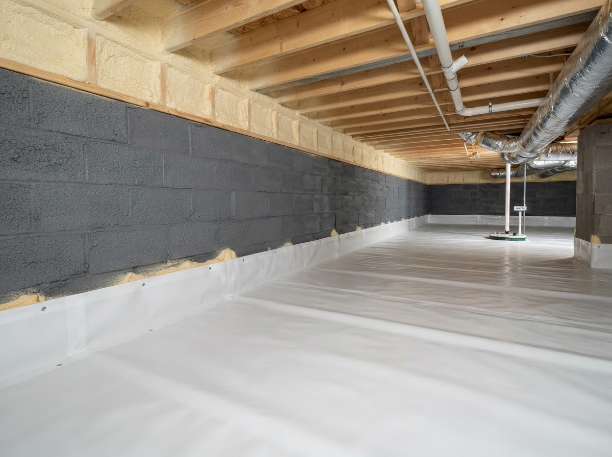 Spray foam sealing an interior wall cavity for sound control in Murfreesboro