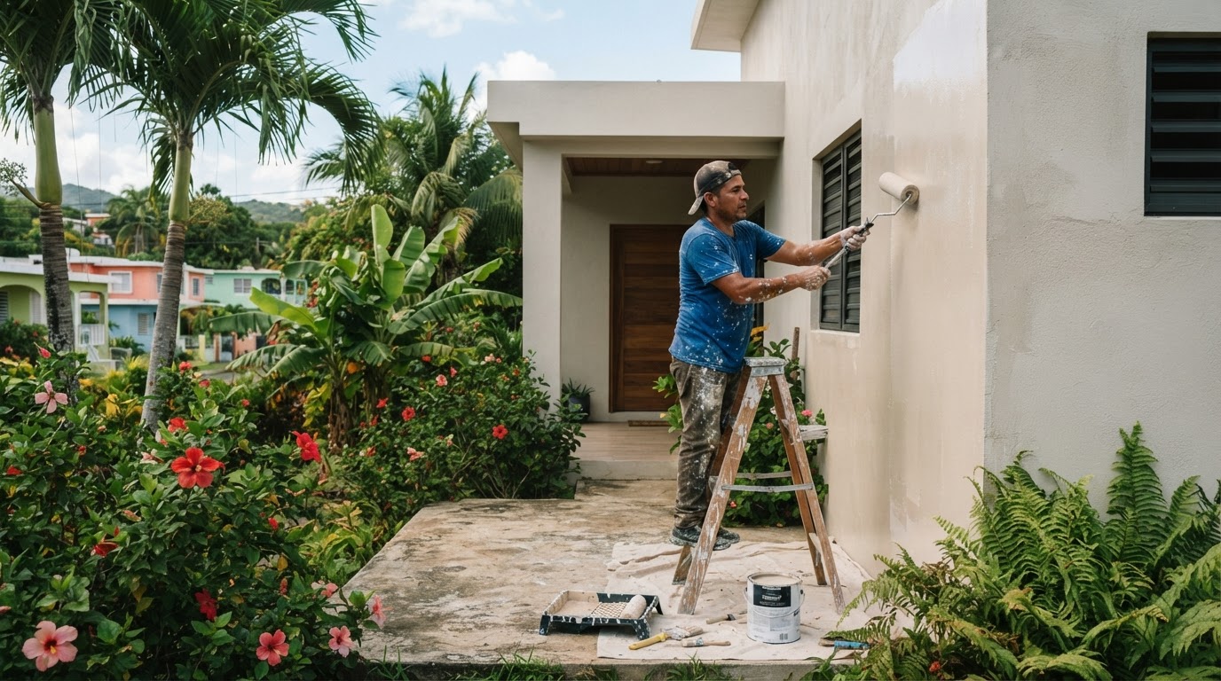 Pintura de Casas realizado por Ledey Lawn Care