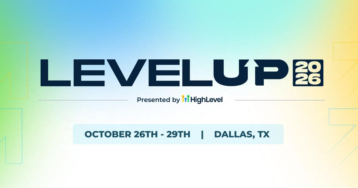 LevelUp 2026 — October 26th-29th | Dallas, TX