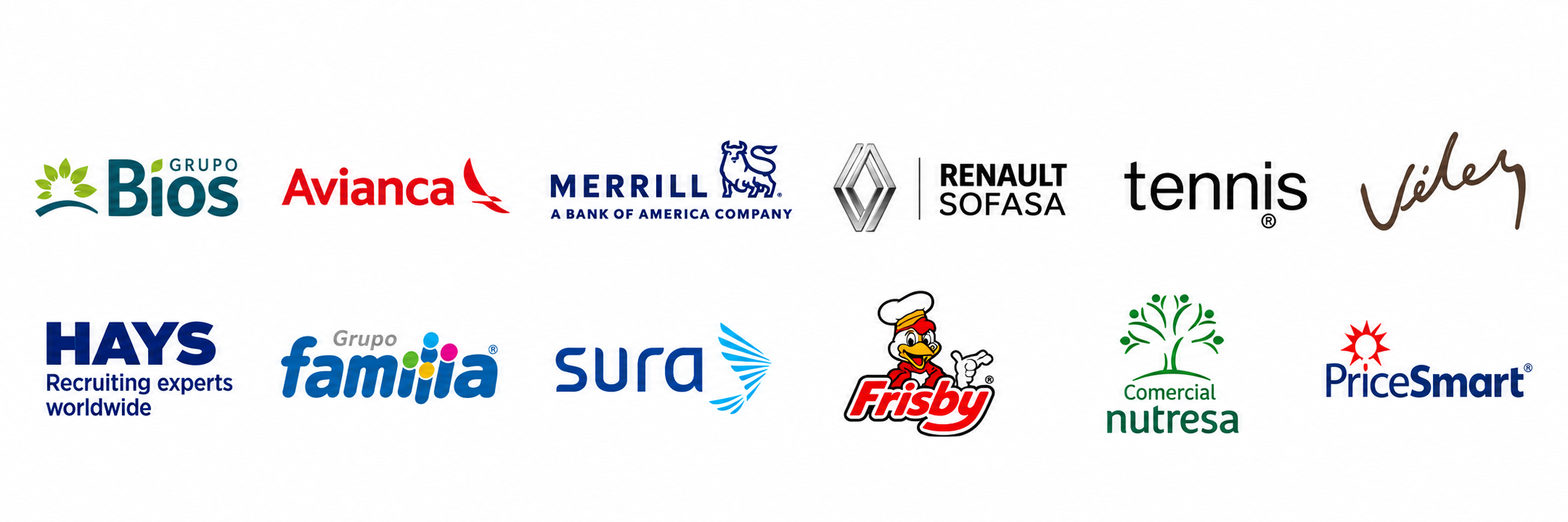 Logos de clientes que confían en Vendum Consulting