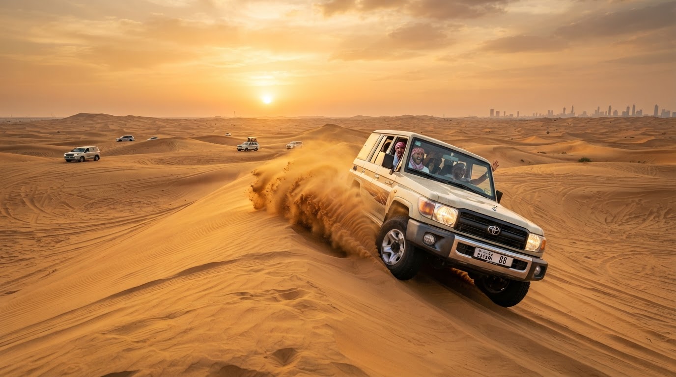 Dubai Desert Safari with BBQ Dinner & Camel Ride — Dubai, UAE
