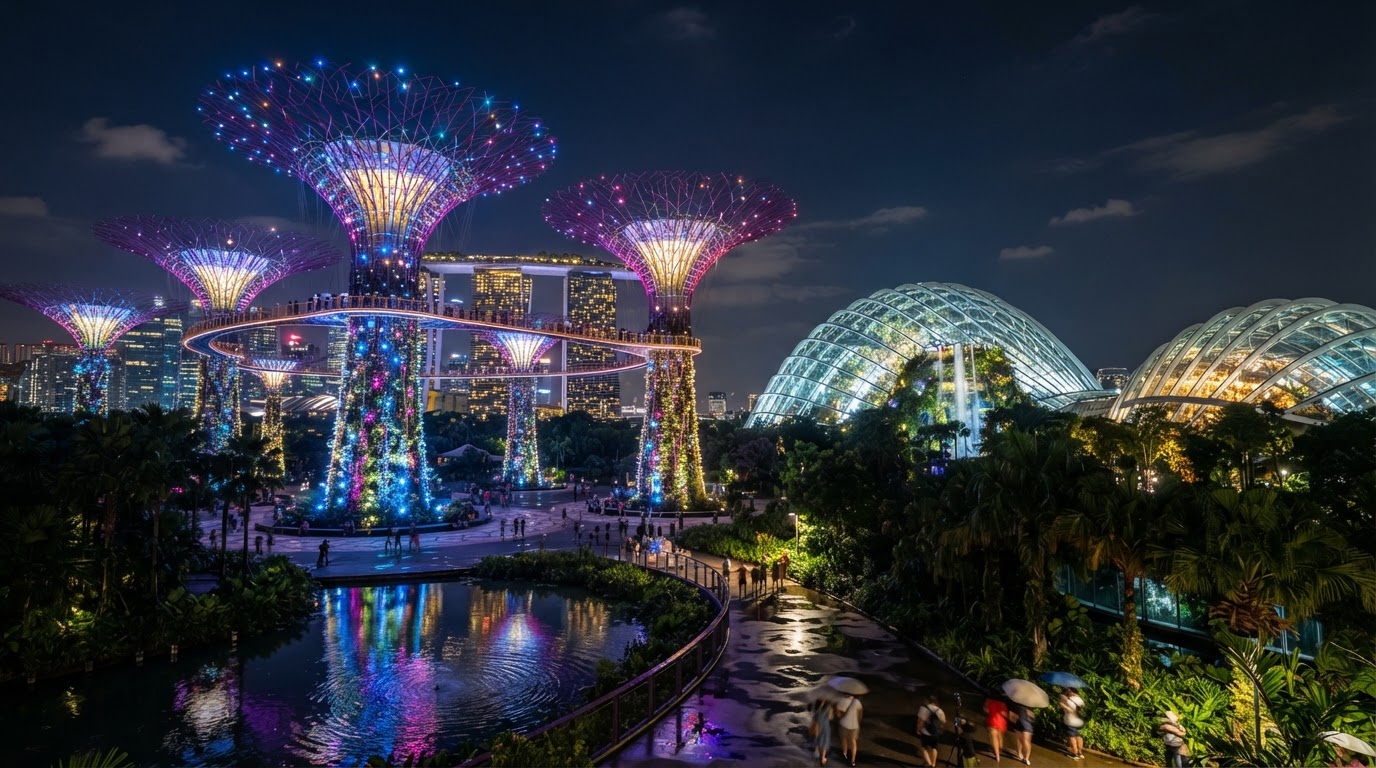 Gardens by the Bay Flower Dome & Cloud Forest — Singapore