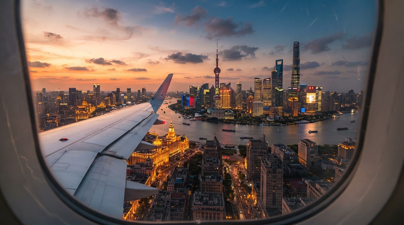 Flights to Shanghai & Beijing — Shanghai, China