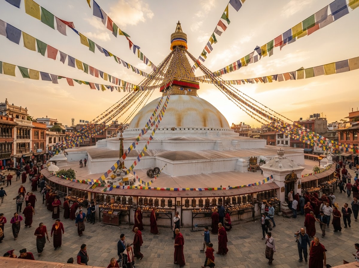Kathmandu Valley Temples & Boudhanath Day Tour — Kathmandu, Nepal