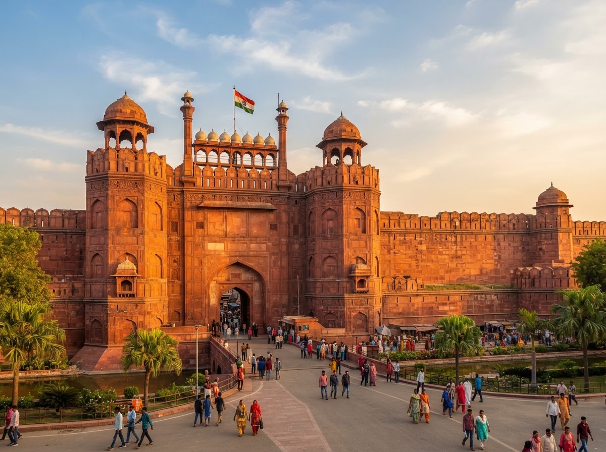 Old Delhi Red Fort Self-Guided Audio Walk — Agra, India