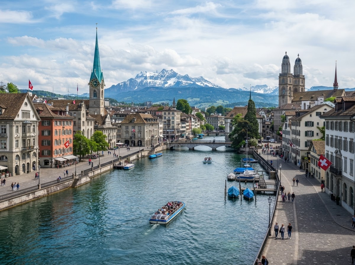 Zurich Old Town Self-Guided Audio Walk — Interlaken, Switzerland