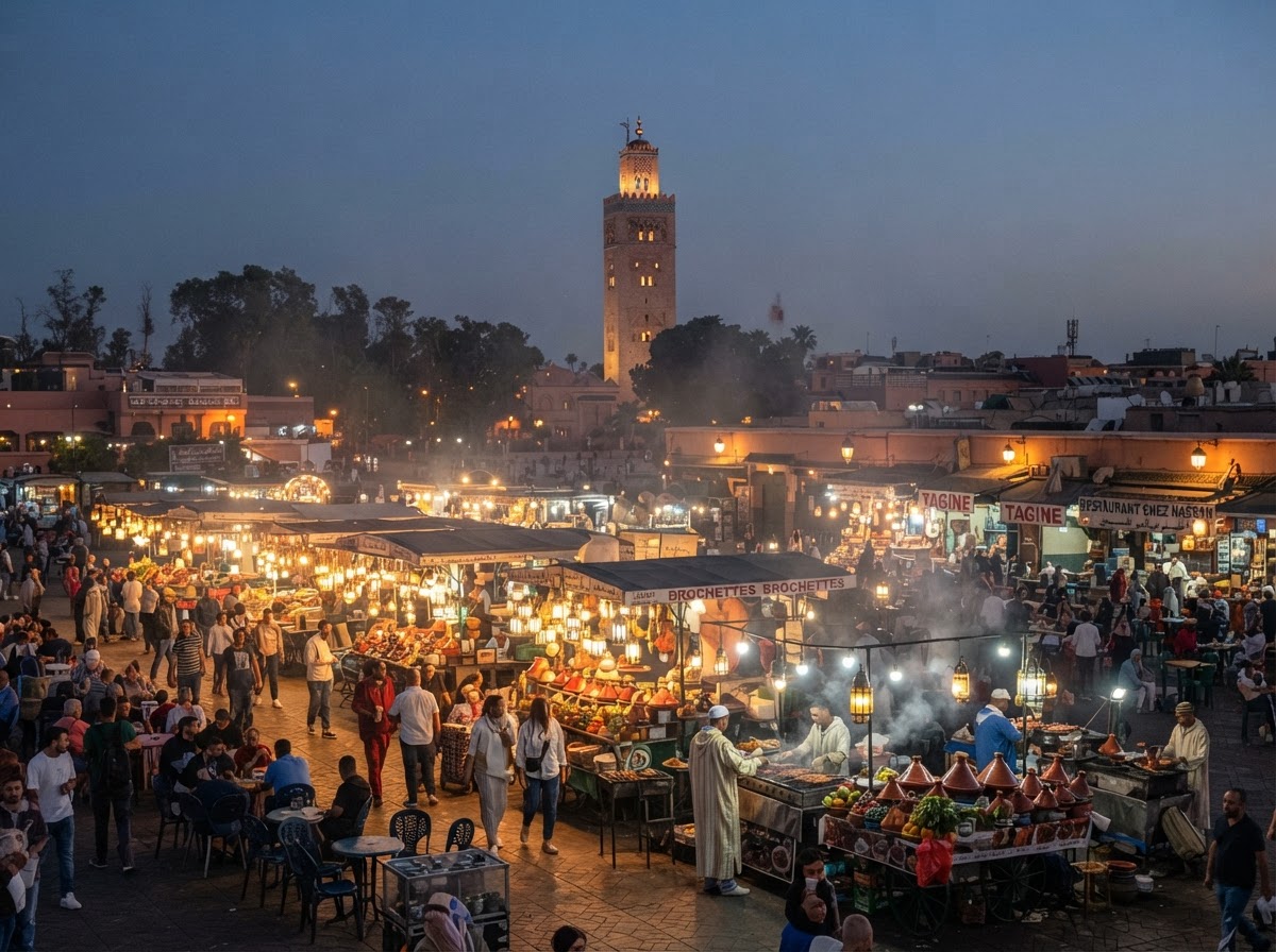 Marrakech Old Medina Self-Guided Audio Walk — Marrakech, Morocco