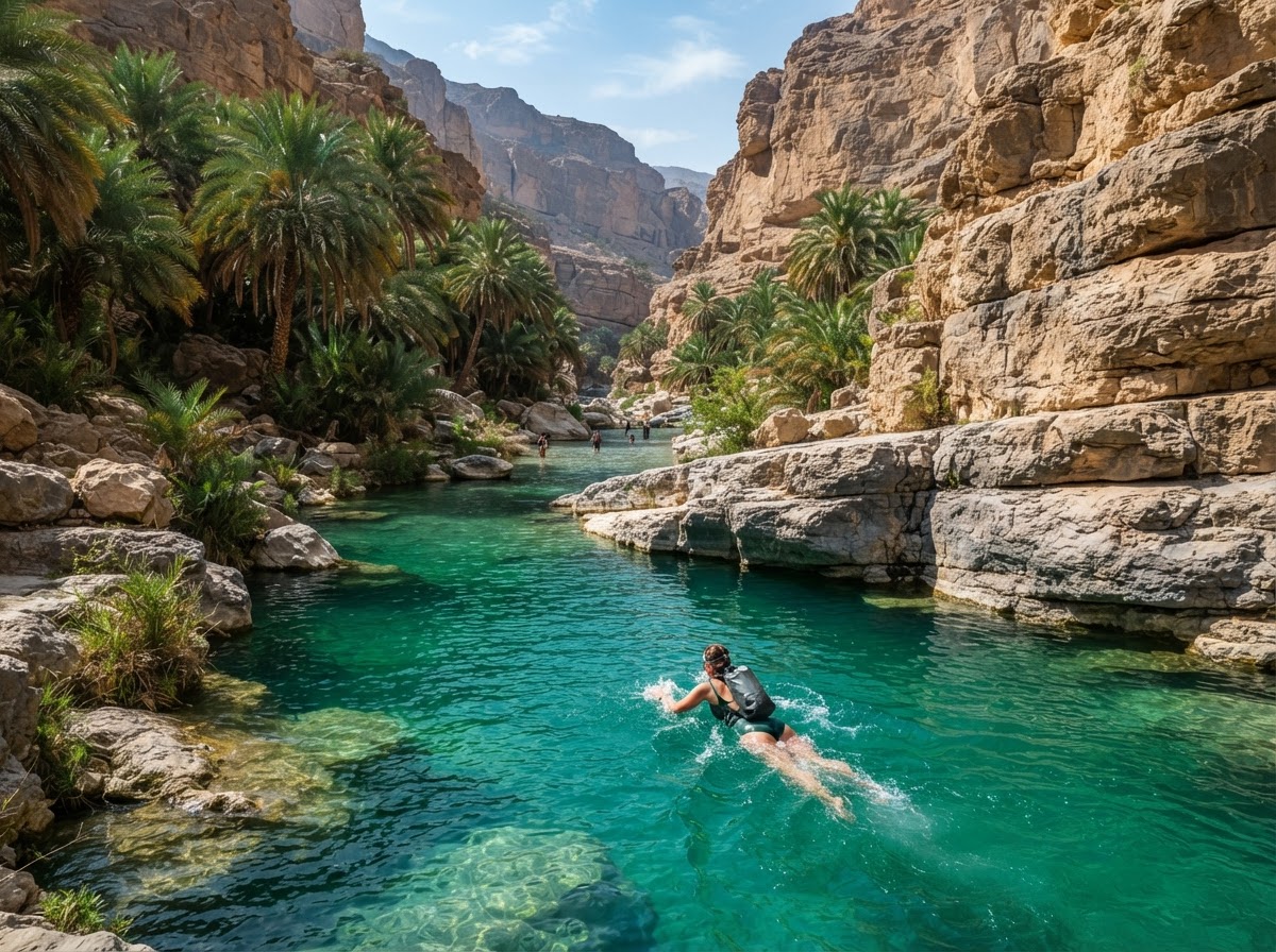 Muscat & Wadi Shab Day Tour — Muscat, Oman