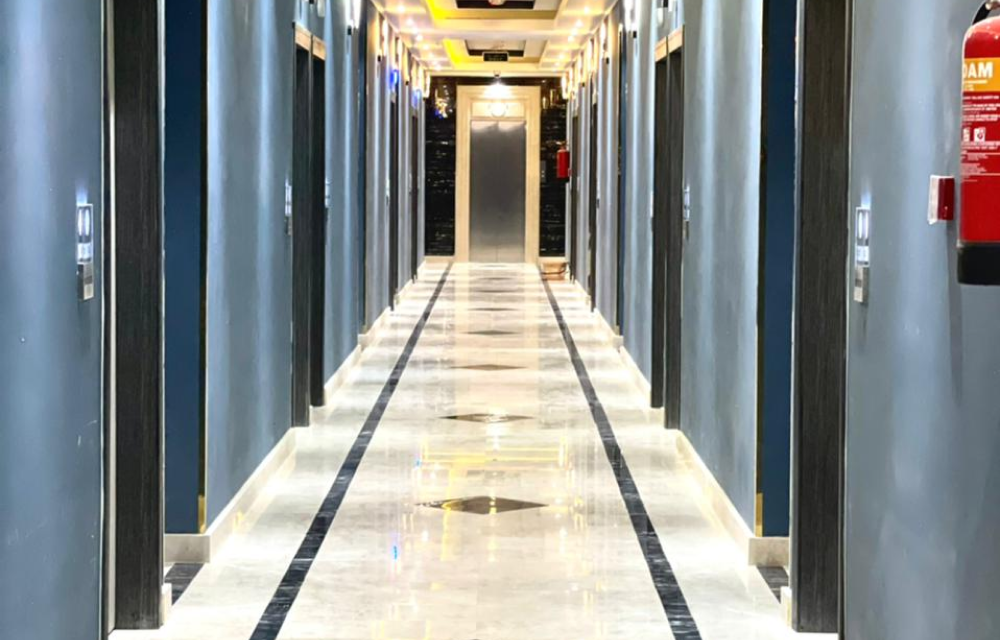 Elegant lobby at Asian Hotel Duqm