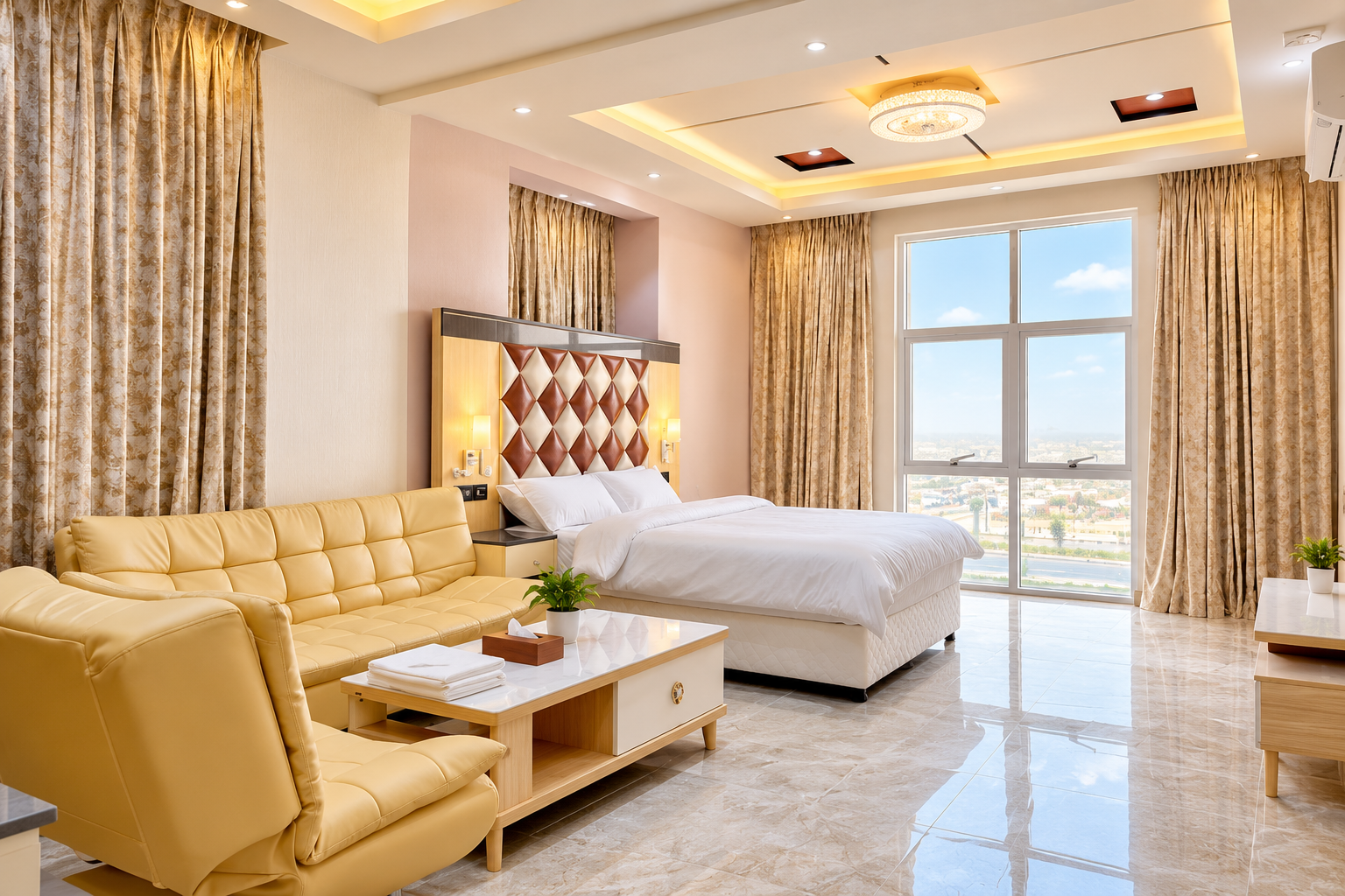 Asian Hotel Duqm suite room