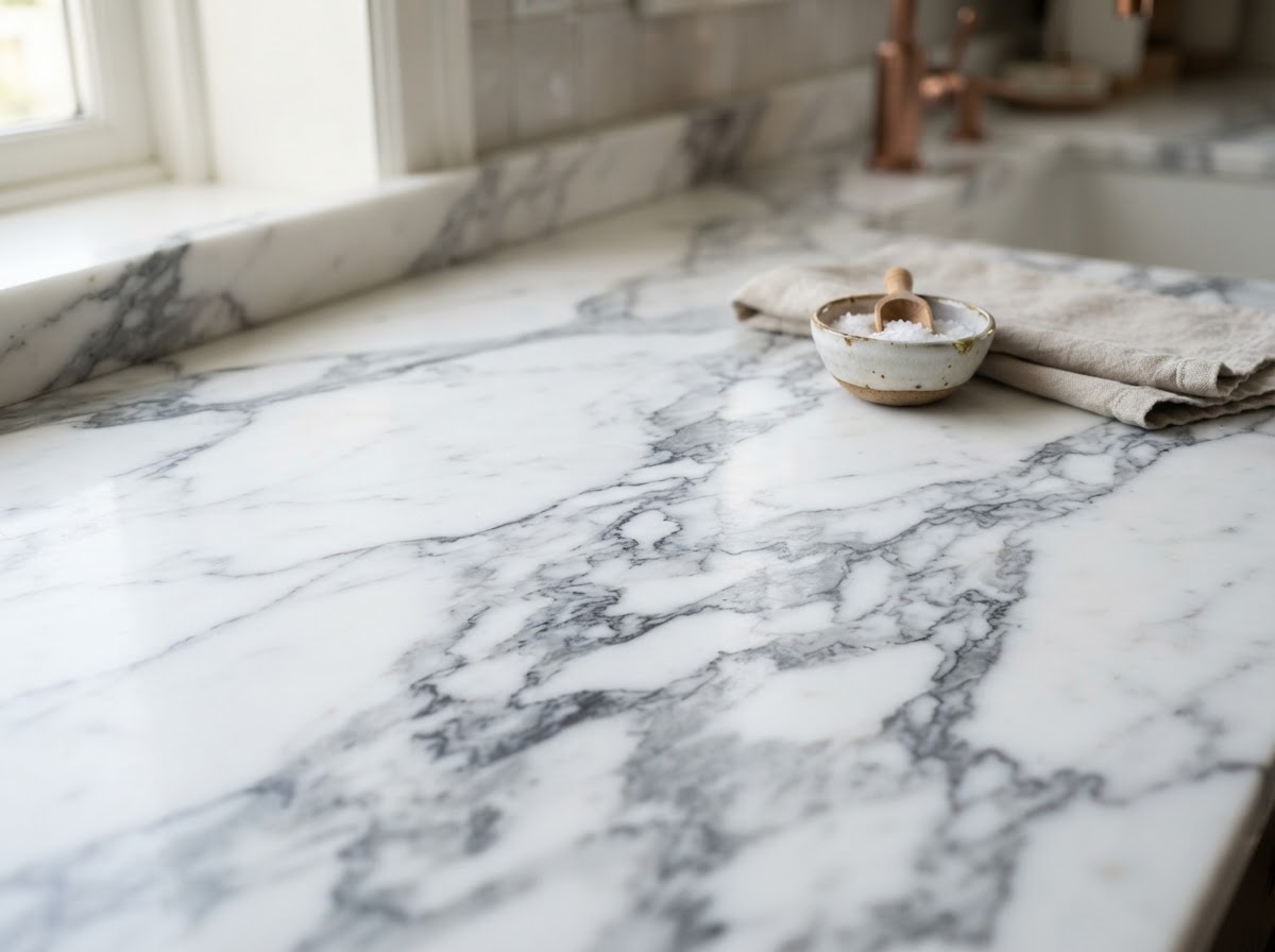 Marble countertop slab