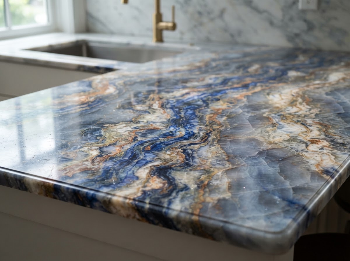 Quartzite countertop slab