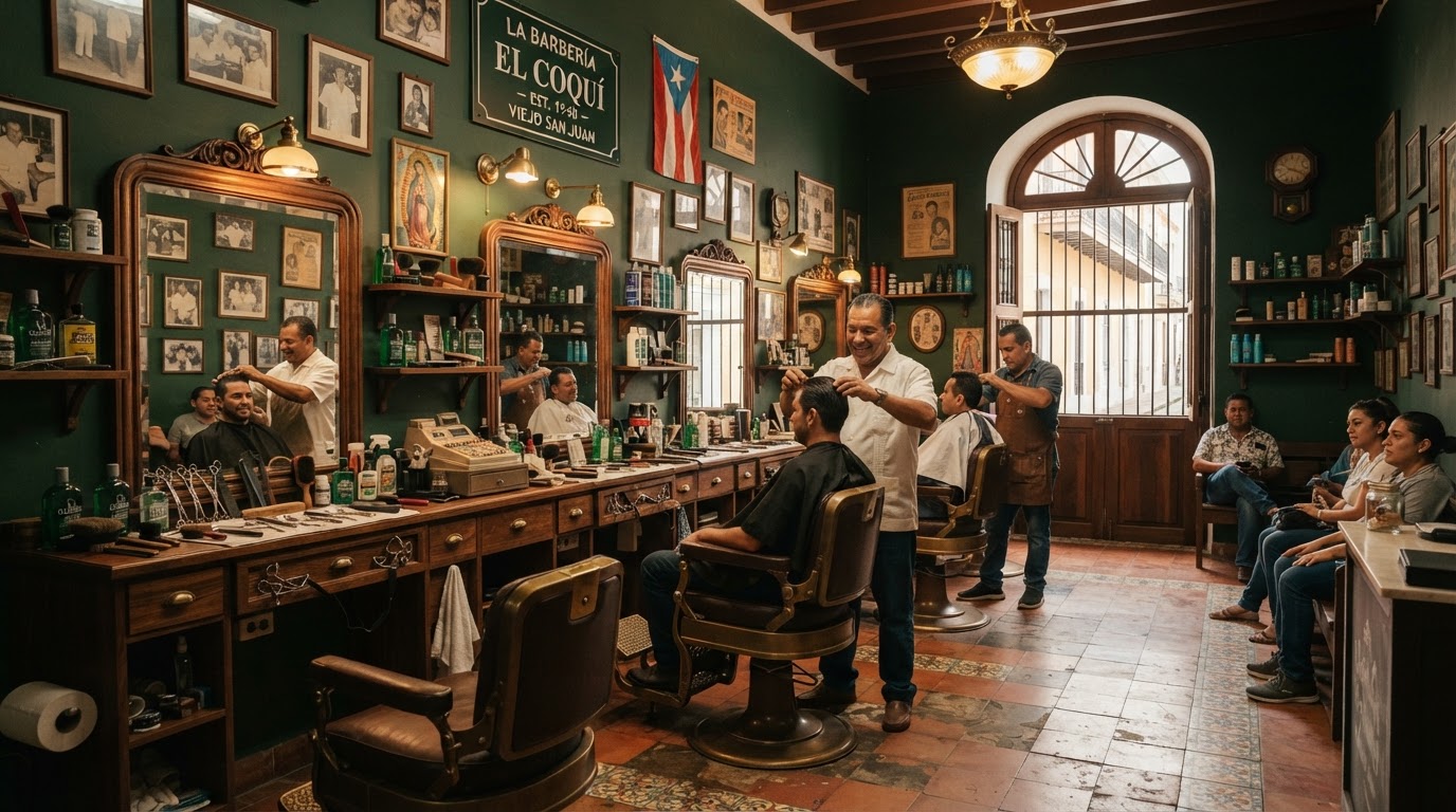Ambiente y sillones de El Profe's Cut Barber Studio