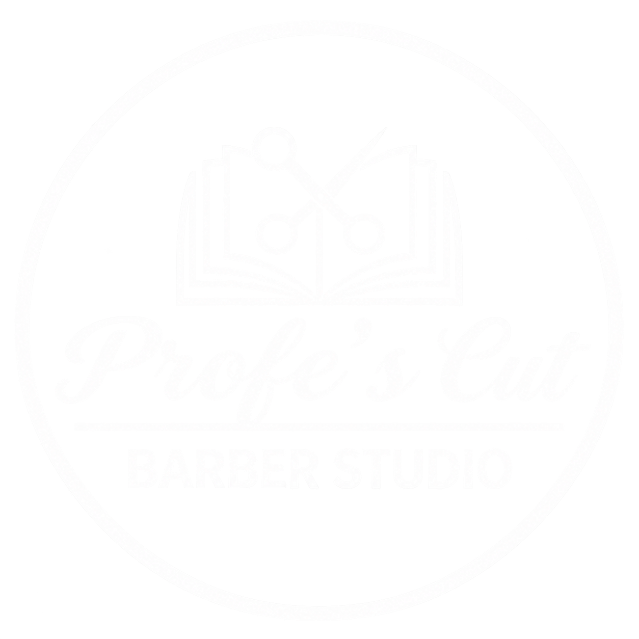 El Profe's Cut Barber Studio - Emblema Clásico
