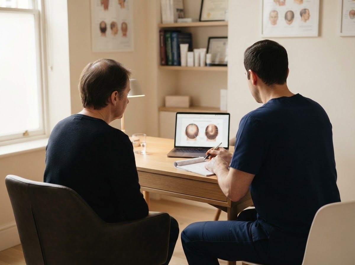 Concept image of a calm consultation setting.