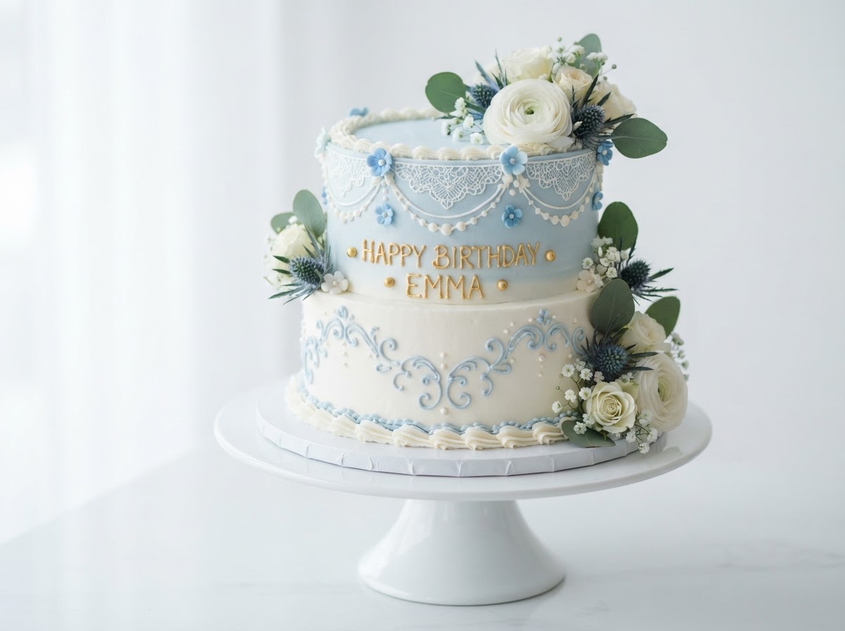 Custom birthday cake