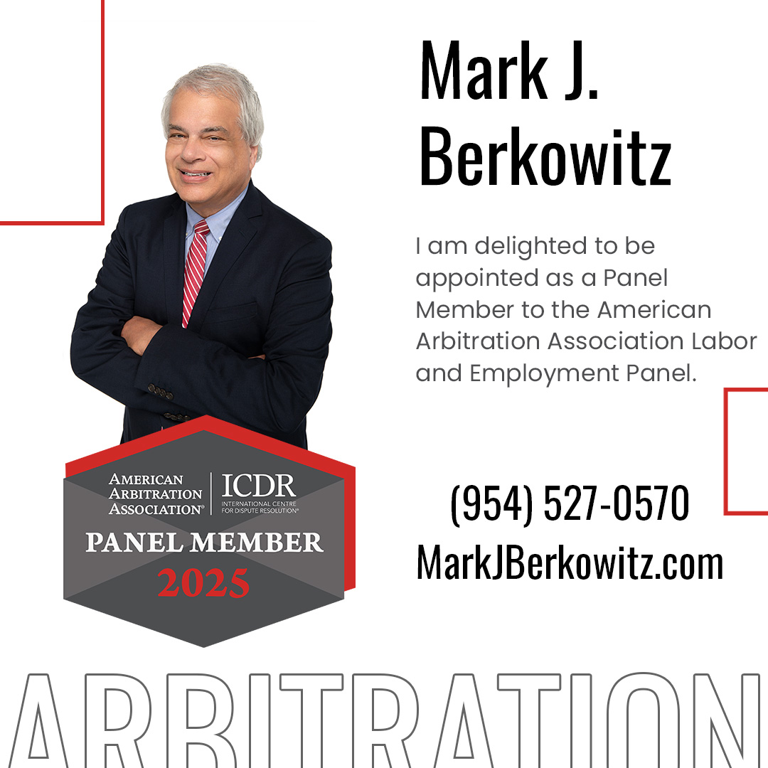 Mark J. Berkowitz, J.D. — Arbitrator & Mediator