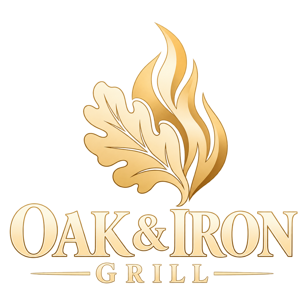 Oak & Iron Grill Logo