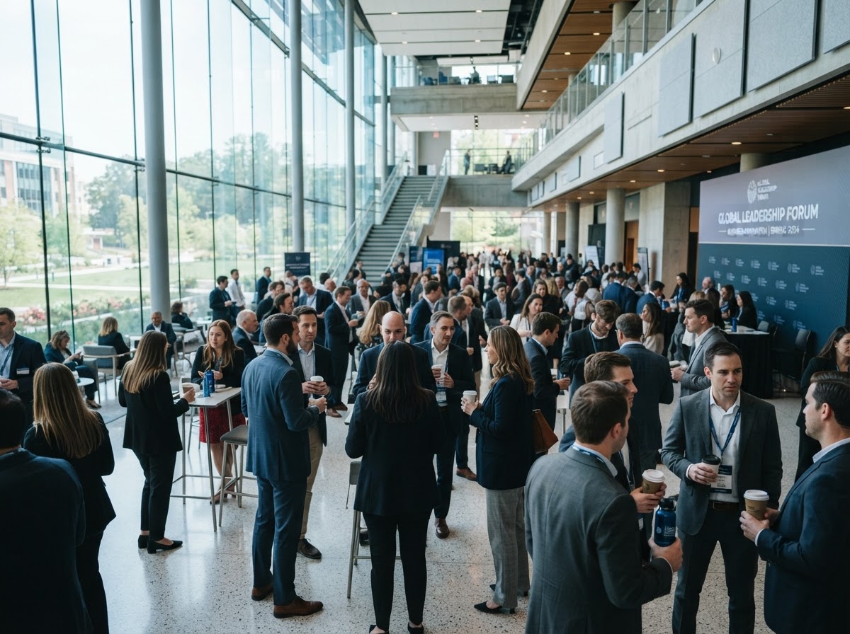 GIBS forum networking atrium