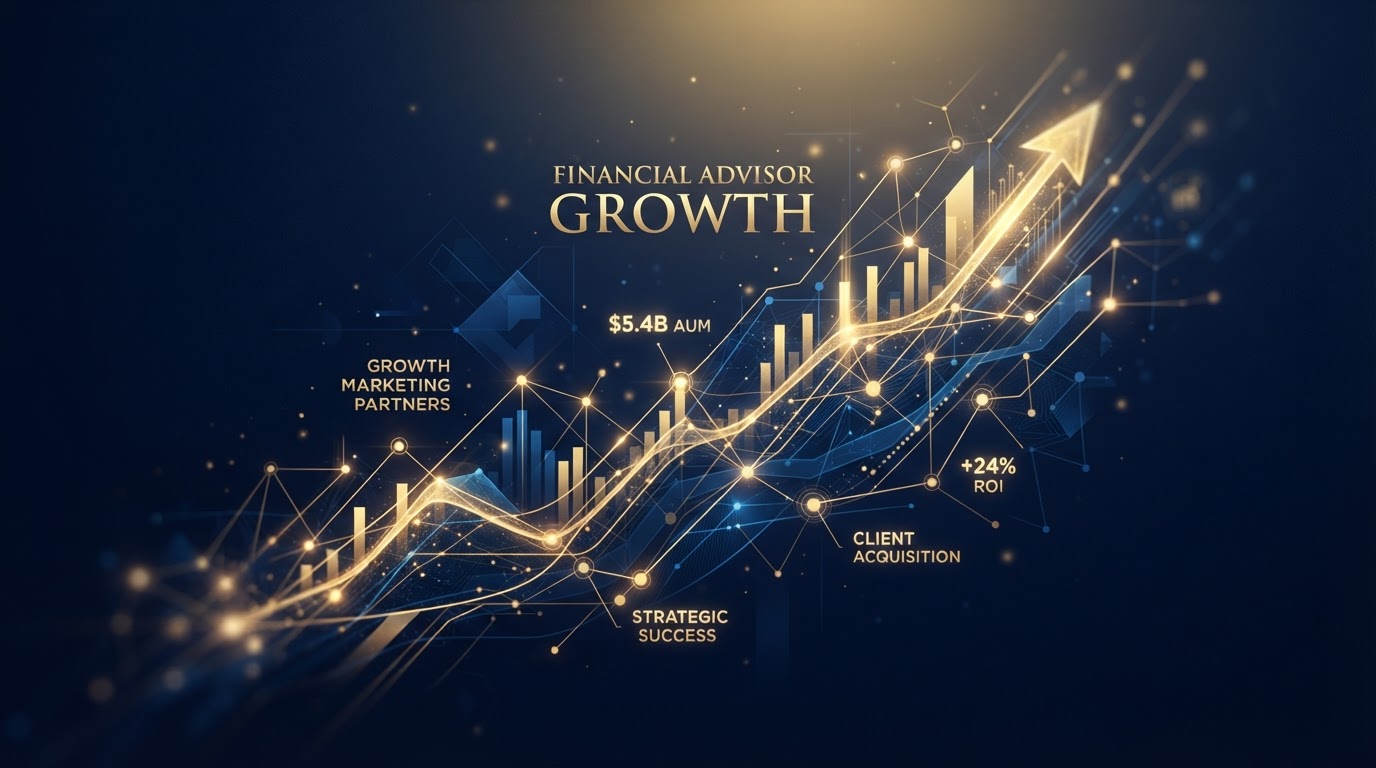 Data visualization of marketing growth