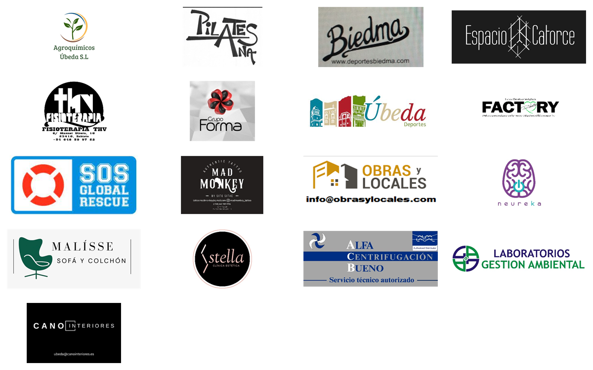 Logos de los patrocinadores del club