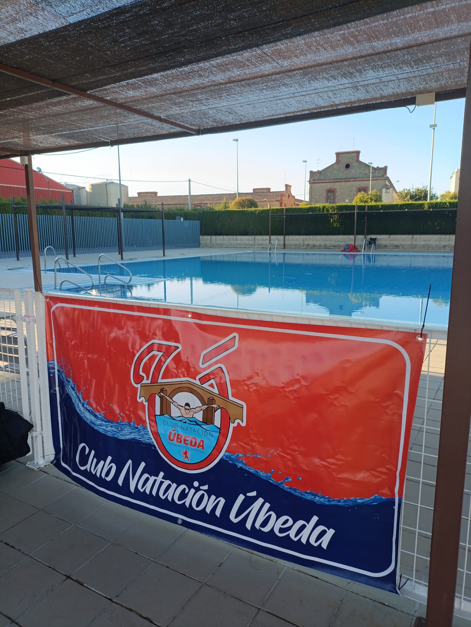 Pancarta del club de natación
