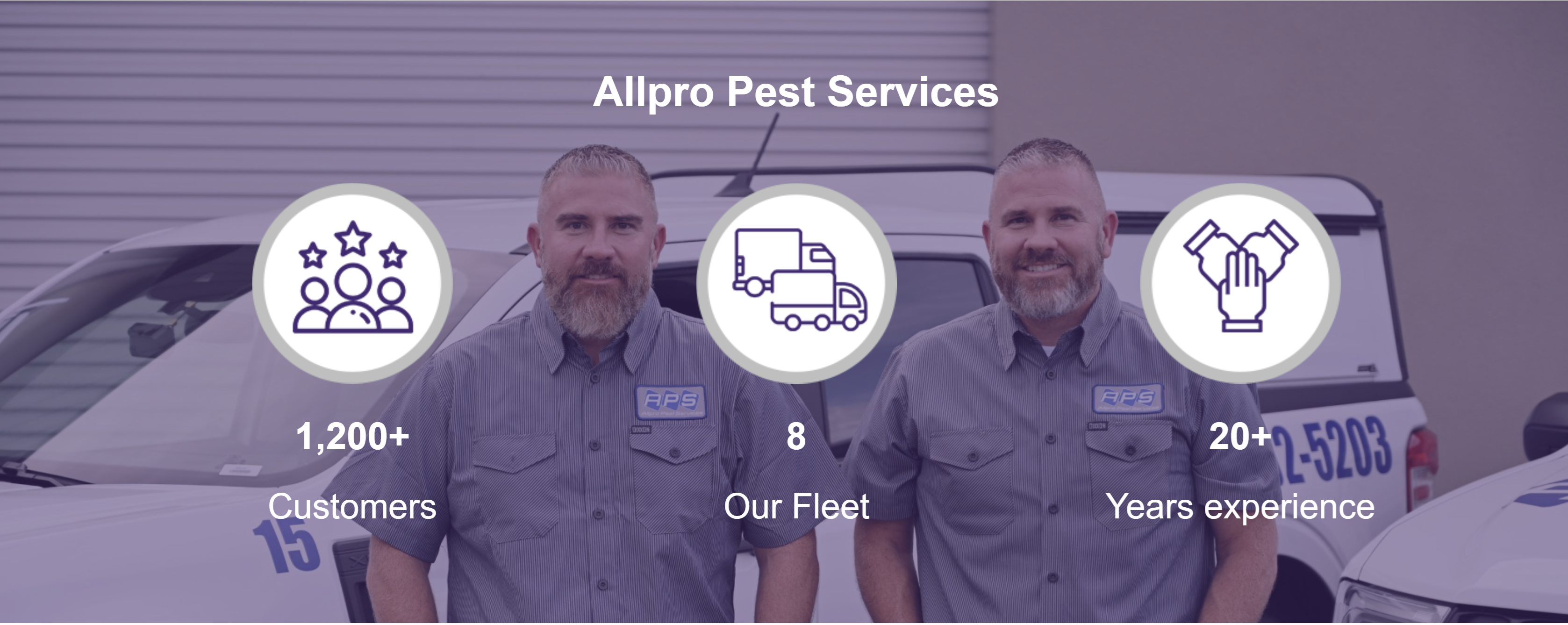 Allpro Pest Services - 1,200+ Customers, 8 Our Fleet, 20+ Years Experience