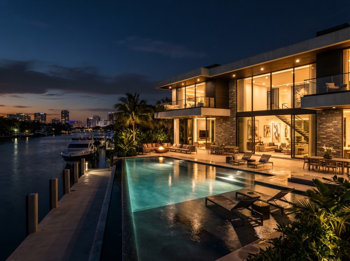 Fort Lauderdale waterfront luxury homes