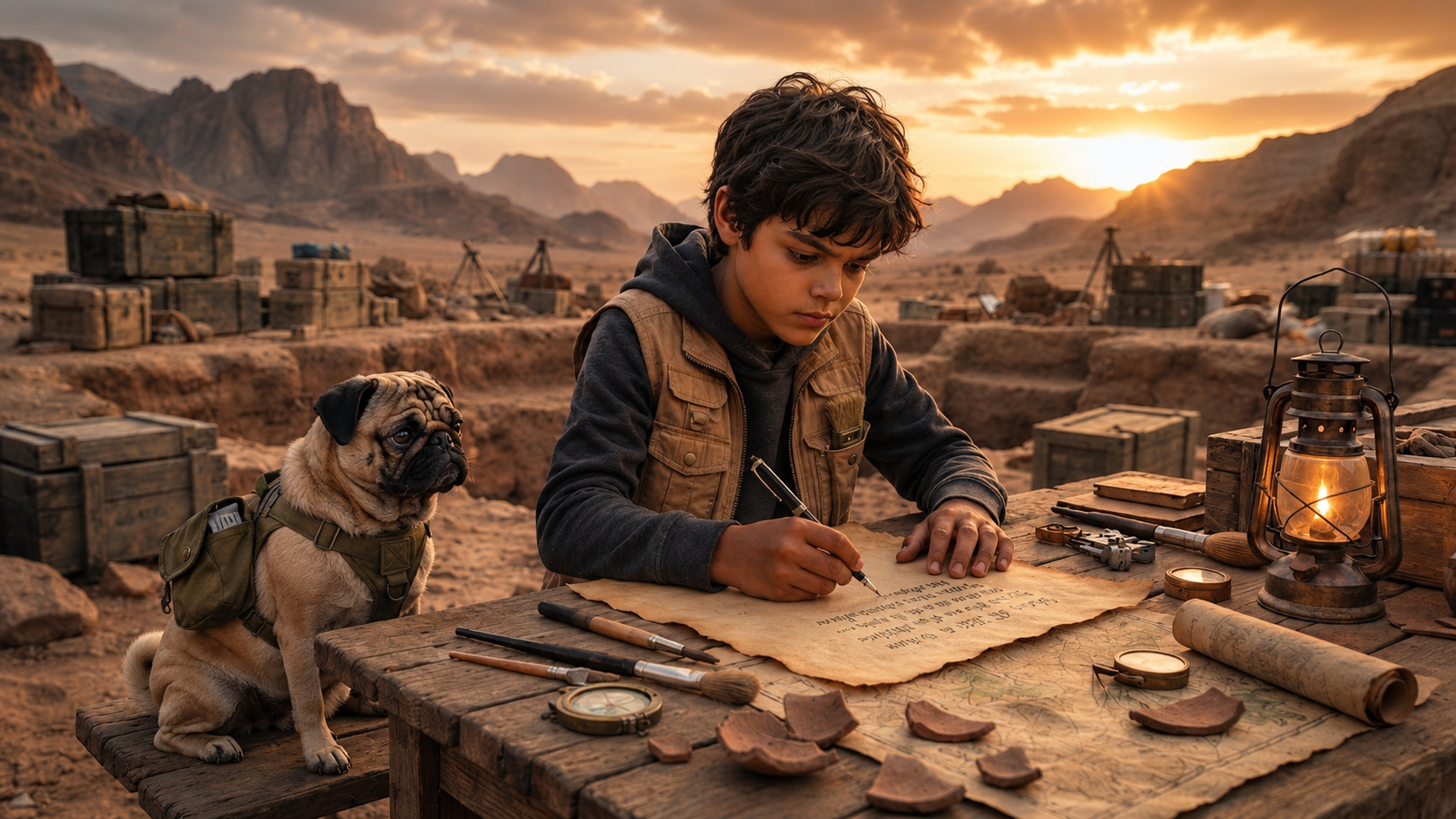 Atlas Archer, young explorer and investigator