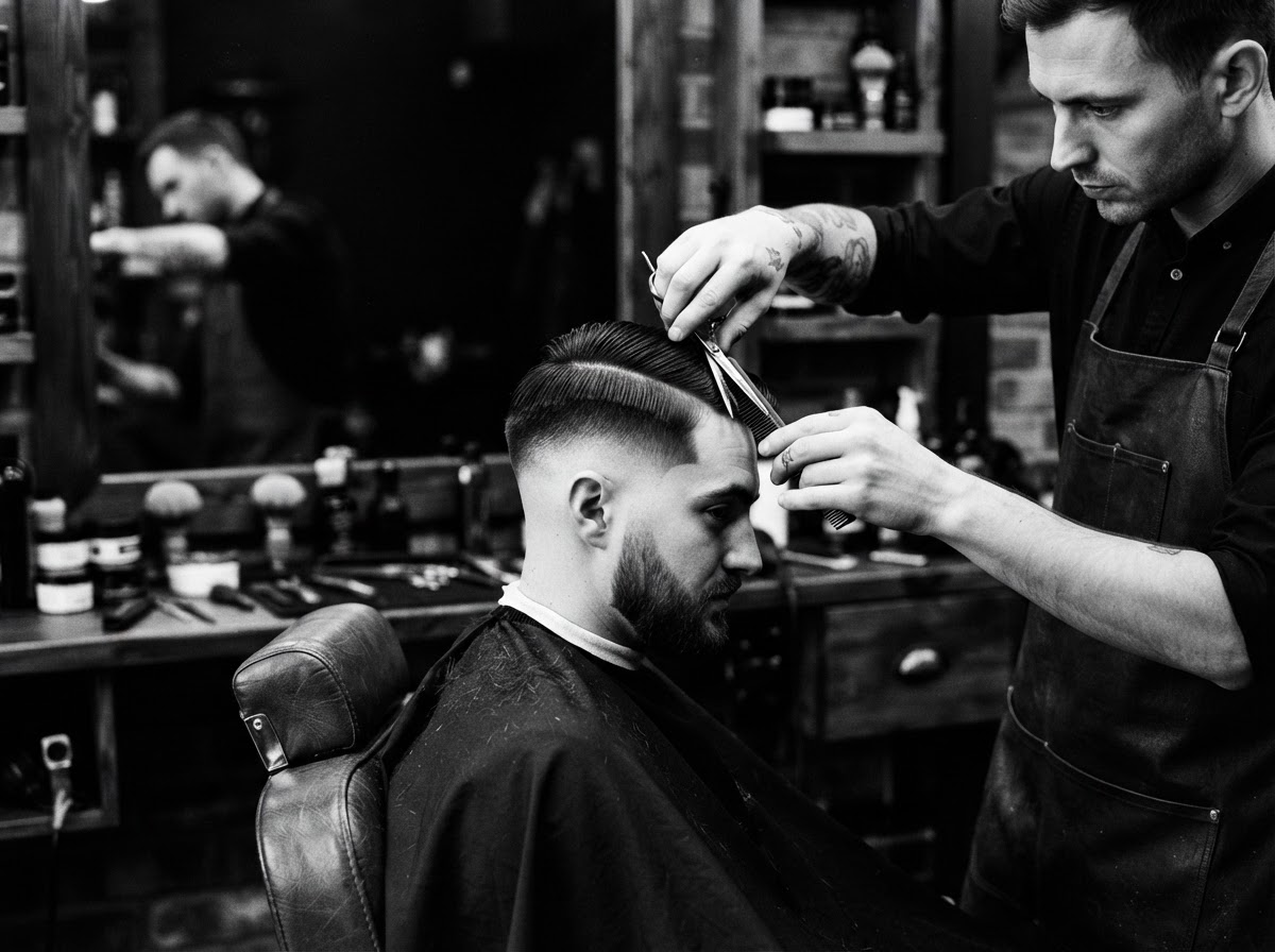 Corte de pelo de hombre