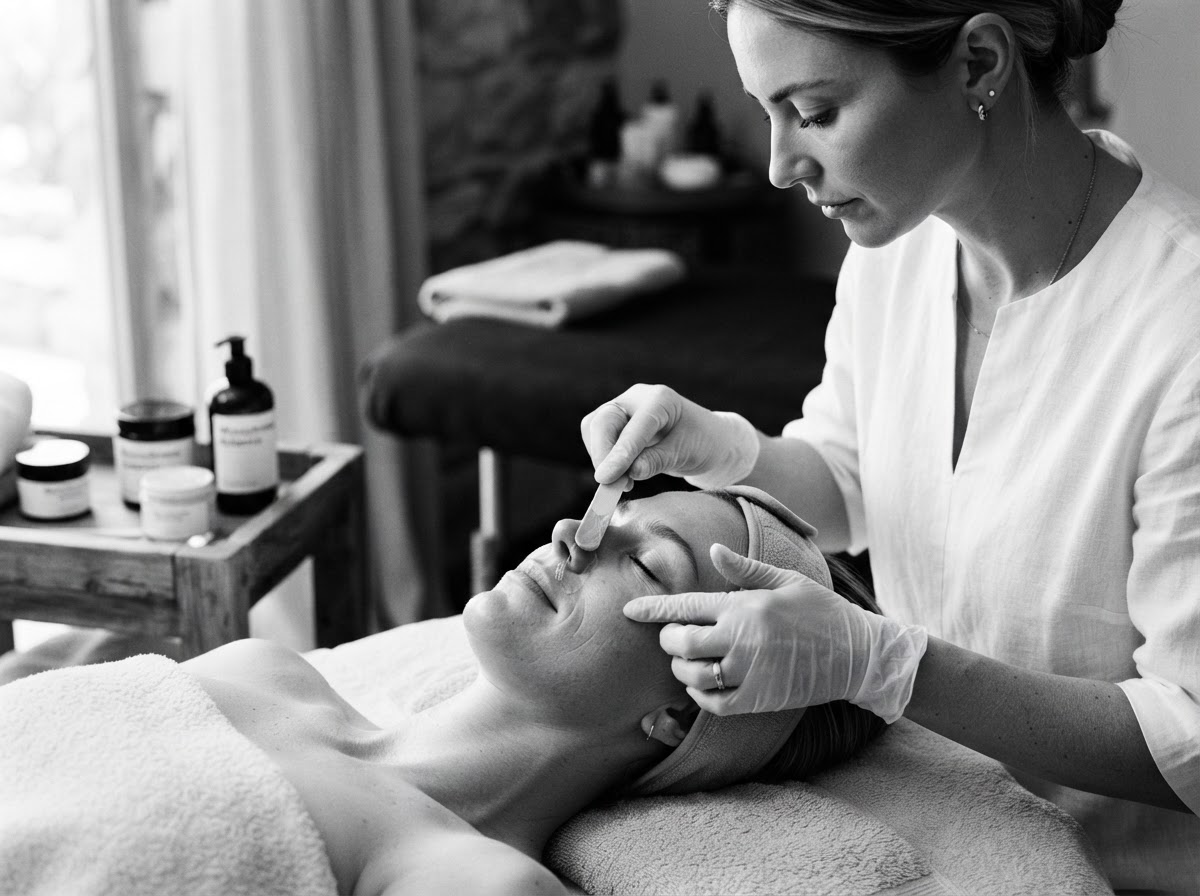 Depilación facial con cera
