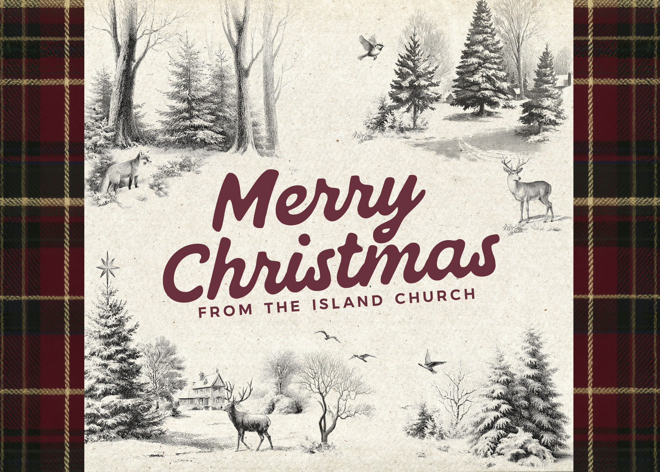 Merry Christmas Card Artwork