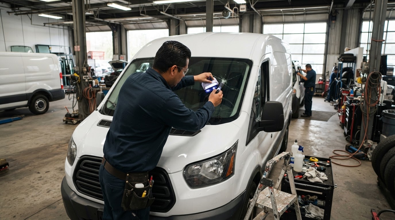 Commercial Fleet Auto Glass Services in Bakersfield CA
