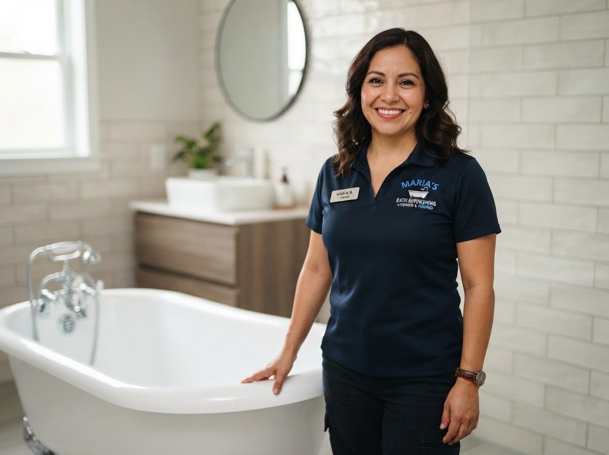 Sandra P., bathtub refinishing business owner
