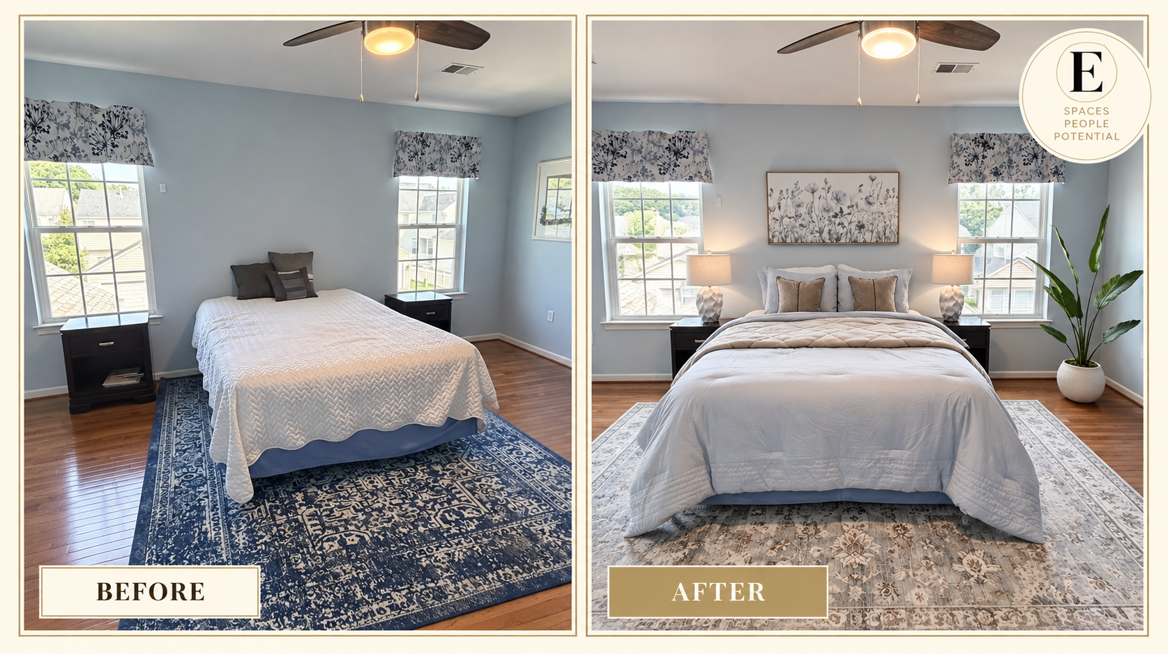 Before & After: Light-Filled Bedroom Suite Refresh