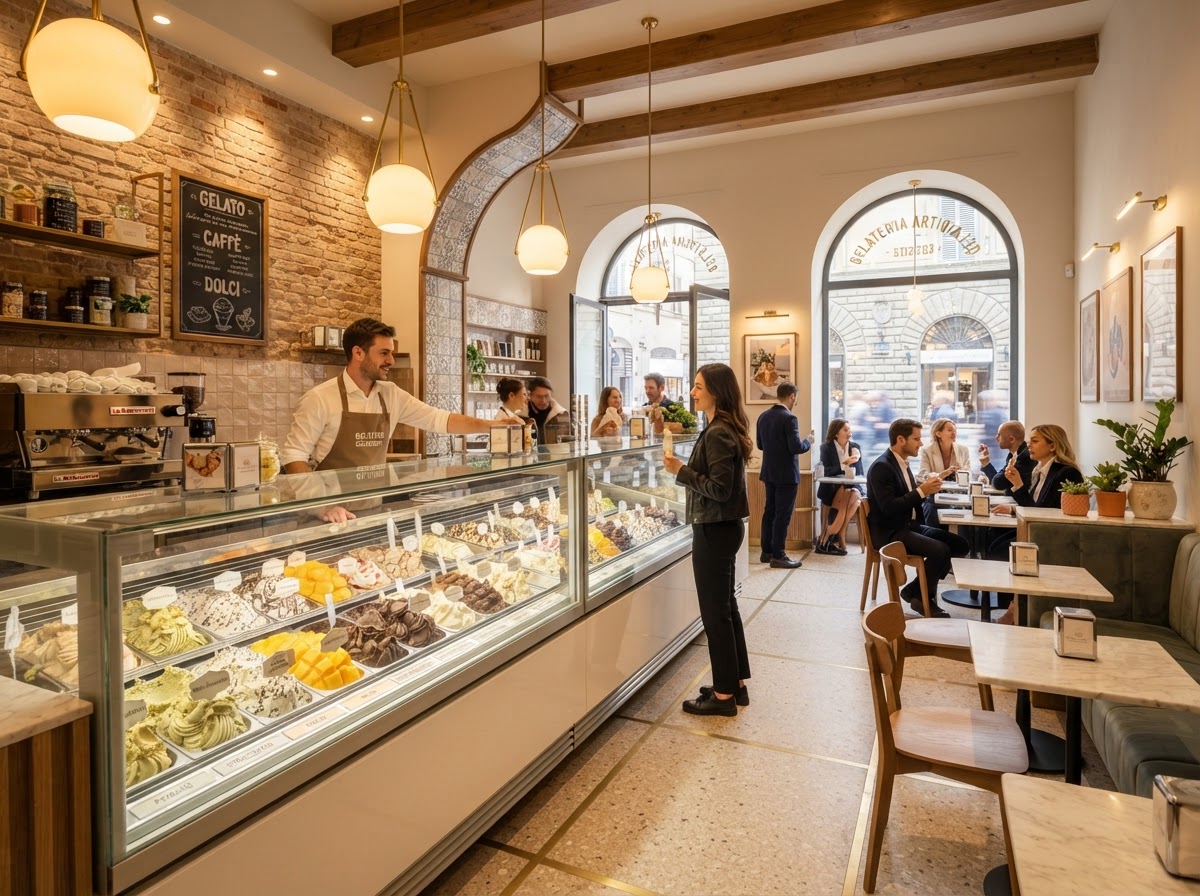 Leo Gelato shop interior