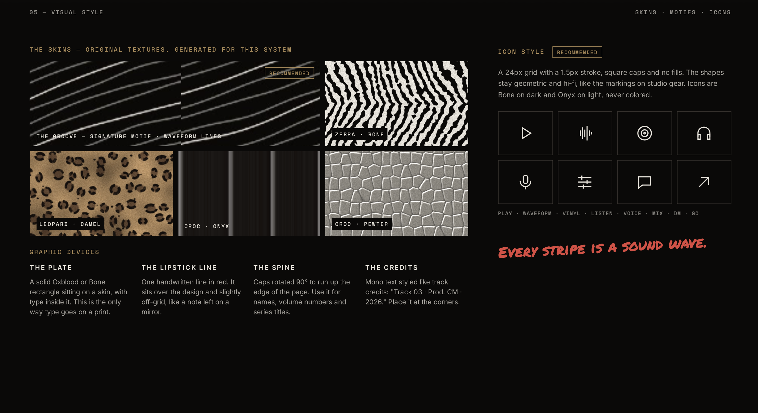 Sonic Identity Studio synthesizers and analog acoustic instruments