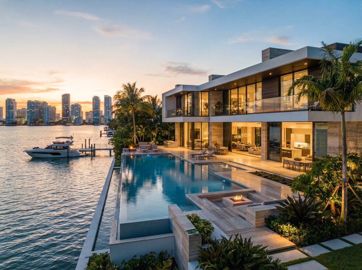 Luxury Miami waterfront home