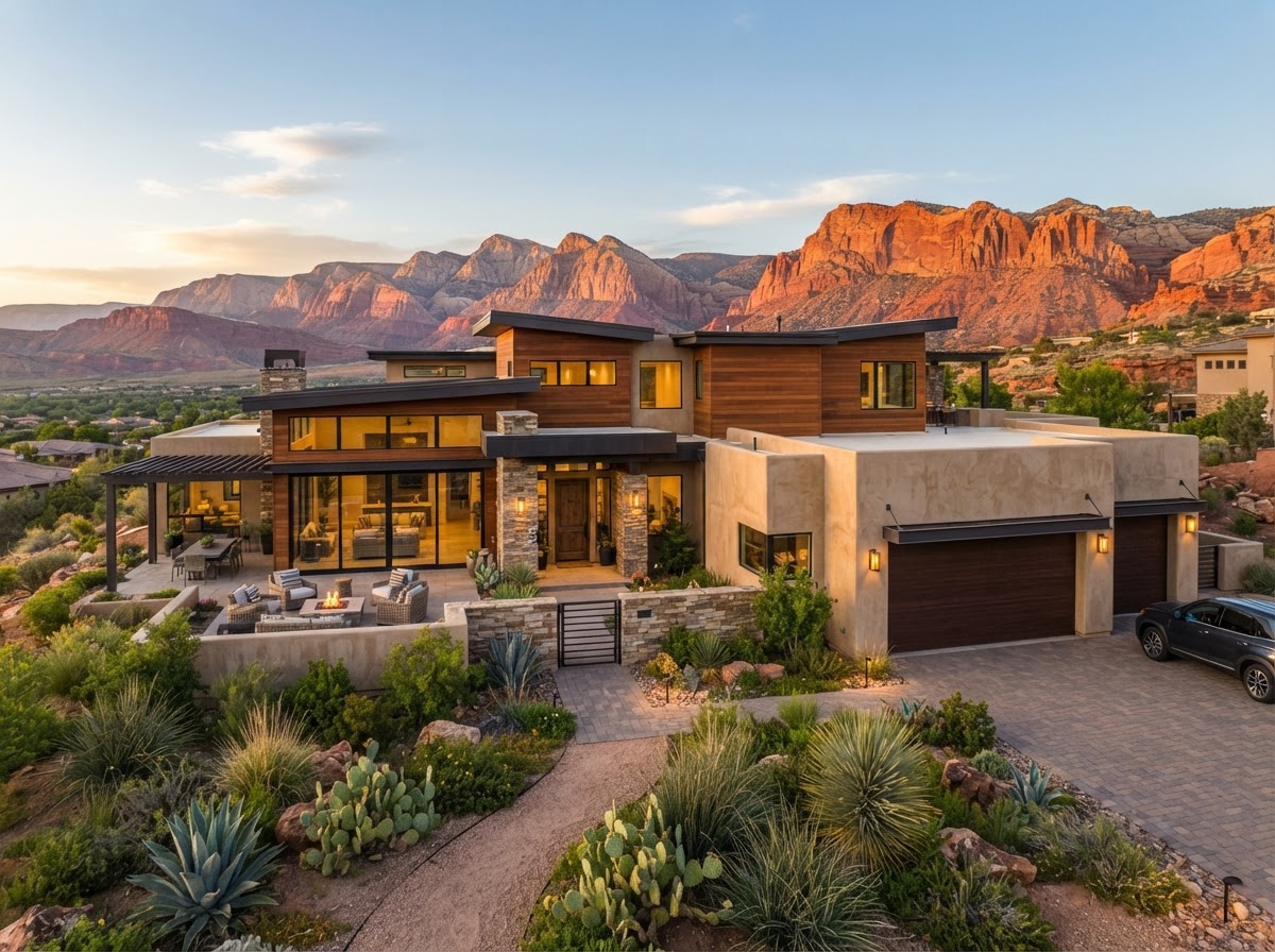 Desert Ridge Custom Home — Custom Home framing project in Saint George, Utah