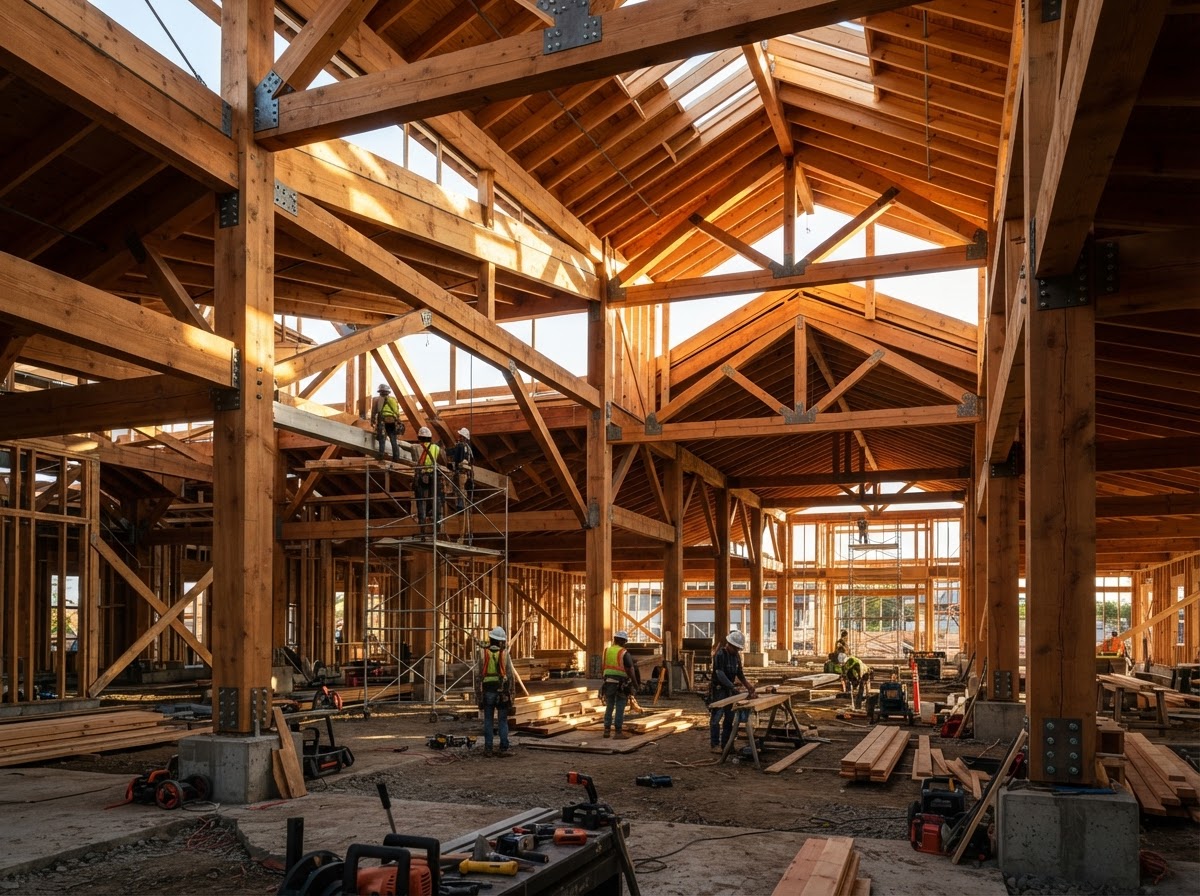 Washington Commercial Build — Commercial framing project in Southern Utah
